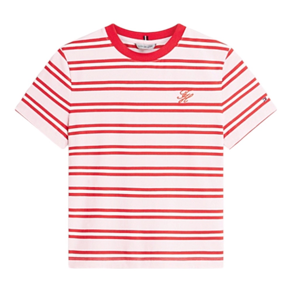 TOMMY HILFIGER</br>Tommy Hilfiger WW0WW48699-0D3 Γυναικείο T-shirt Ροζ/Κόκκινο Th Script Reg C-nk Ss Tee TOMMY HILFIGER</br>Tommy Hilfiger WW0WW48699-0D3 Γυναικείο T-shirt Ροζ/Κόκκινο Th Script Reg C-nk Ss Tee