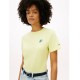 TOMMY HILFIGER</br>Tommy Hilfiger WW0WW48699-ZJE Γυναικείο T-shirt Κίτρινο Th Script Reg C-nk Ss Tee