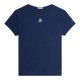 TOMMY HILFIGER</br>Tommy Hilfiger WW0WW48710-C1G Γυναικείο T-shirt Μπλε Th Script Slim Ss Tee