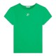 TOMMY HILFIGER</br>Tommy Hilfiger WW0WW48710-MS3 Γυναικείο T-shirt Πράσινο Th Script Slim Ss Tee