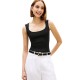 TOMMY HILFIGER</br>Tommy Hilfiger WW0WW48715-BDS Γυναικείο Τοπ Μαύρο B&W Slim Scoop-Nk Tank TOMMY HILFIGER</br>Tommy Hilfiger WW0WW48715-BDS Γυναικείο Τοπ Μαύρο B&W Slim Scoop-Nk Tank