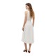 TOMMY HILFIGER</br>Tommy Hilfiger WW0WW48951-YA8 Γυναικείο Φόρεμα Εκρού Vis/Linen Belted Midi Ns Dress TOMMY HILFIGER</br>Tommy Hilfiger WW0WW48951-YA8 Γυναικείο Φόρεμα Εκρού Vis/Linen Belted Midi Ns Dress