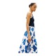 TOMMY HILFIGER</br>Tommy Hilfiger WW0WW48966-05S Γυναικεία Φούστα Vis/Linen Volume Midi Skirt Λευκό/Μπλε TOMMY HILFIGER</br>Tommy Hilfiger WW0WW48966-05S Γυναικεία Φούστα Vis/Linen Volume Midi Skirt Λευκό/Μπλε