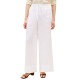TOMMY HILFIGER</br>Tommy Hilfiger WW0WW48970-YCF Γυναικείο Παντελόνι Ess Linen Pull On Pants Λευκό