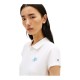 TOMMY HILFIGER</br>Tommy Hilfiger WW0WW49259-YBL Γυναικείο Polo Εκρού Th Script Slim Ss TOMMY HILFIGER</br>Tommy Hilfiger WW0WW49259-YBL Γυναικείο Polo Εκρού Th Script Slim Ss