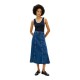 TOMMY HILFIGER</br>Tommy Hilfiger WW0WW49570-1A6 Γυναικεία Φούστα Τζιν Denim Ray Flared Midi Skirt Hw