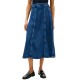TOMMY HILFIGER</br>Tommy Hilfiger WW0WW49570-1A6 Γυναικεία Φούστα Τζιν Denim Ray Flared Midi Skirt Hw