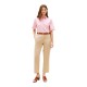 TOMMY HILFIGER</br>Tommy Hilfiger WW0WW49647-AEG Γυναικείο Παντελόνι Μπεζ Co Gmd Slim Straight Chino