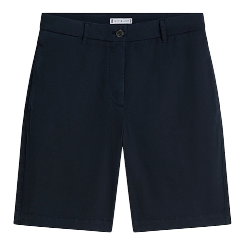 TOMMY HILFIGER</br>Tommy Hilfiger WW0WW49648-C1G  Γυναικεία Βερμούδα Cotton Gmd Blend Chino Short Μπλε