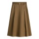 TOMMY HILFIGER</br>Tommy Hilfiger WW0WW49651-RBU Γυναικεία Φούστα Χακί Linen Utility Midi Skirt