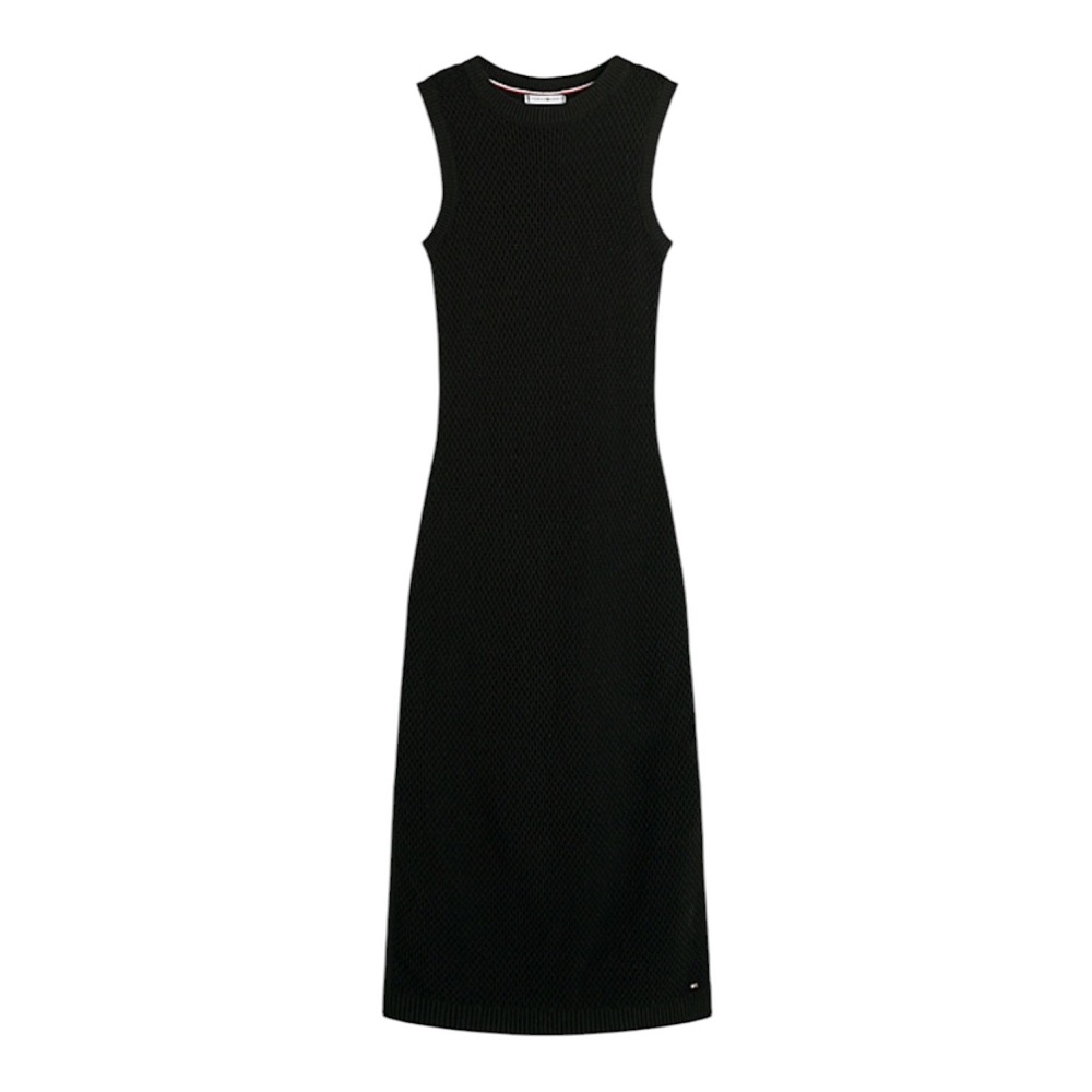 TOMMY HILFIGER</br>Tommy Hilfiger WW0WW50723-BDS Γυναικείο Φόρεμα Μαύρο Crochet Tank Long Dress