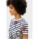 TOMMY HILFIGER</br>Tommy Hilfiger WW0WW50825-0X6 Γυναικείο Φόρεμα Εκρού/Μπλε Interlock F&F Midi Dress TOMMY HILFIGER</br>Tommy Hilfiger WW0WW50825-0X6 Γυναικείο Φόρεμα Εκρού/Μπλε Interlock F&F Midi Dress