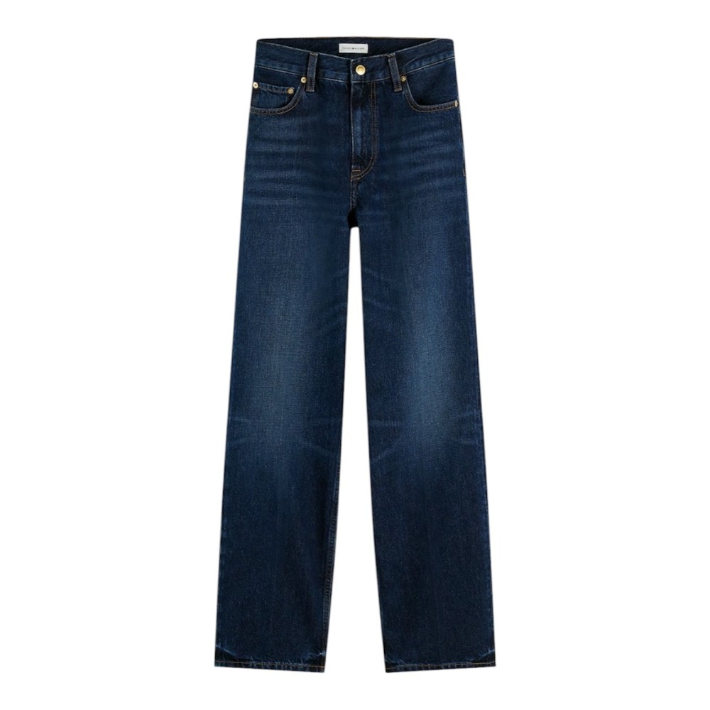 TOMMY HILFIGER</br>Tommy Hilfiger Sarah High Rise Straight Myf WW0WW51407-1BN Γυναικείο Παντελόνι Τζιν Μπλε TOMMY HILFIGER</br>Tommy Hilfiger Sarah High Rise Straight Myf WW0WW51407-1BN Γυναικείο Παντελόνι Τζιν Μπλε