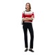 TOMMY HILFIGER</br>Tommy Hilfiger Gabardine Zip Slim Pant WW0WW51745-BDS Γυναικείο Παντελόνι Μαύρο