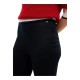 TOMMY HILFIGER</br>Tommy Hilfiger Gabardine Zip Slim Pant WW0WW51745-BDS Γυναικείο Παντελόνι Μαύρο
