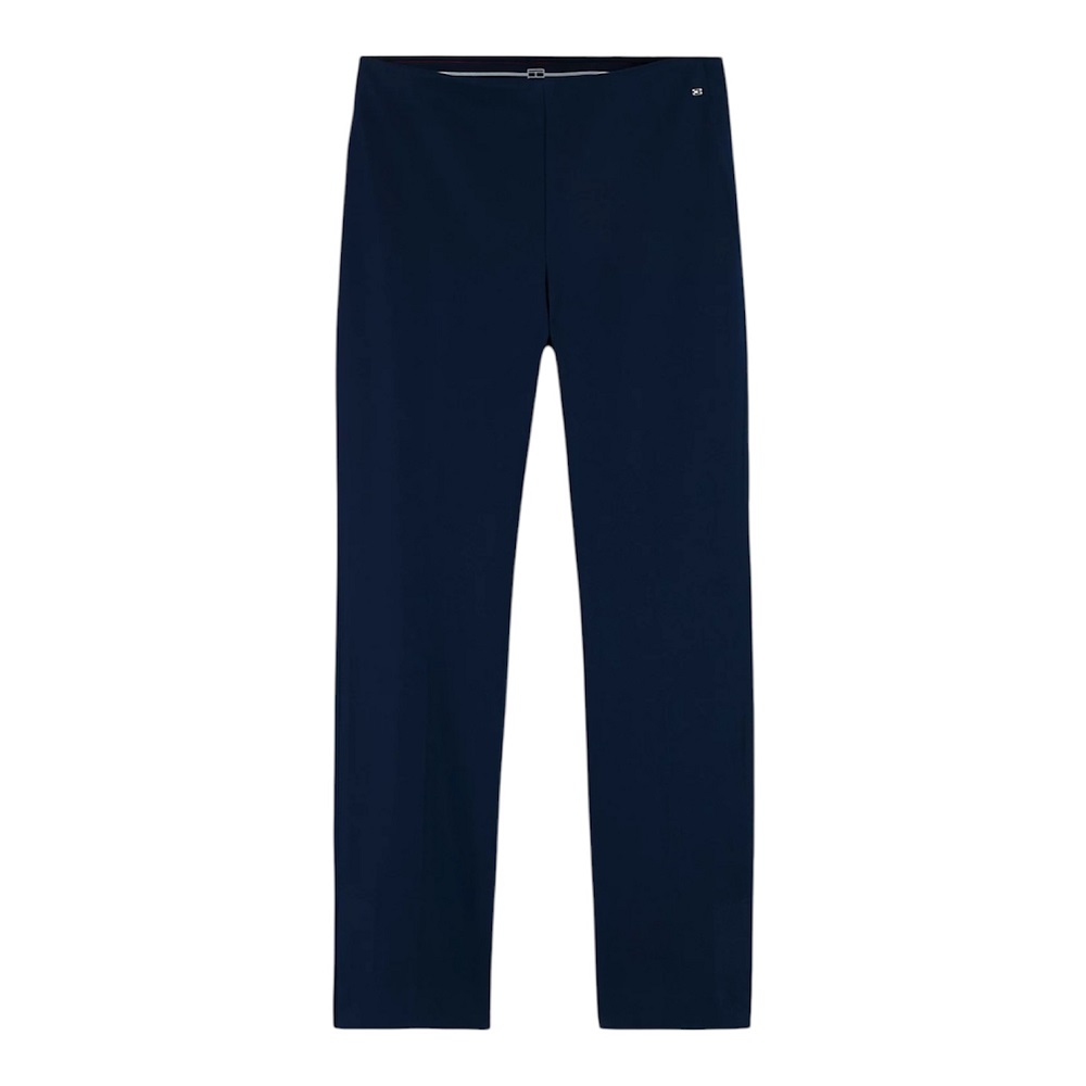 TOMMY HILFIGER</br>Tommy Hilfiger Gabardine Zip Slim Pant WW0WW51745-C1G Γυναικείο Παντελόνι Μπλε TOMMY HILFIGER</br>Tommy Hilfiger Gabardine Zip Slim Pant WW0WW51745-C1G Γυναικείο Παντελόνι Μπλε