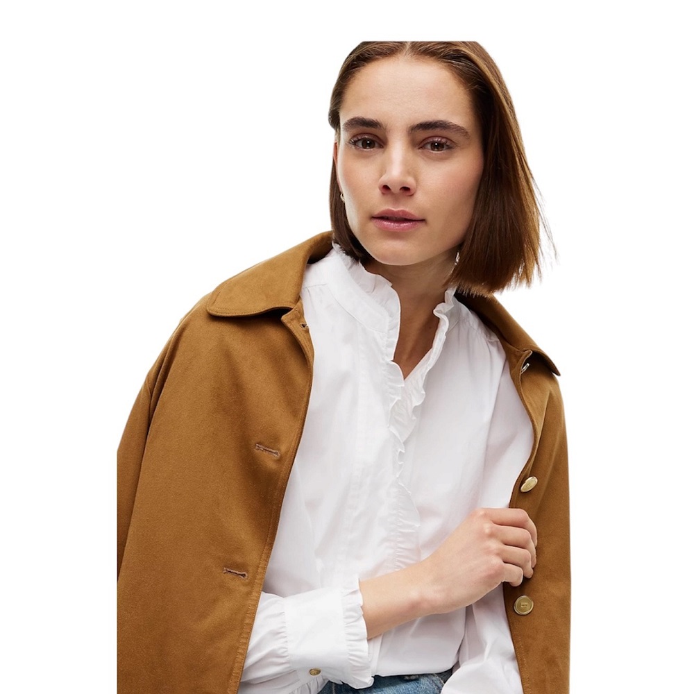 TOMMY HILFIGER</br>Tommy Hilfiger Poplin Blouse With Ruffles WW0WW51910-YCF Γυναικείο Πουκάμισο Λευκό TOMMY HILFIGER</br>Tommy Hilfiger Poplin Blouse With Ruffles WW0WW51910-YCF Γυναικείο Πουκάμισο Λευκό