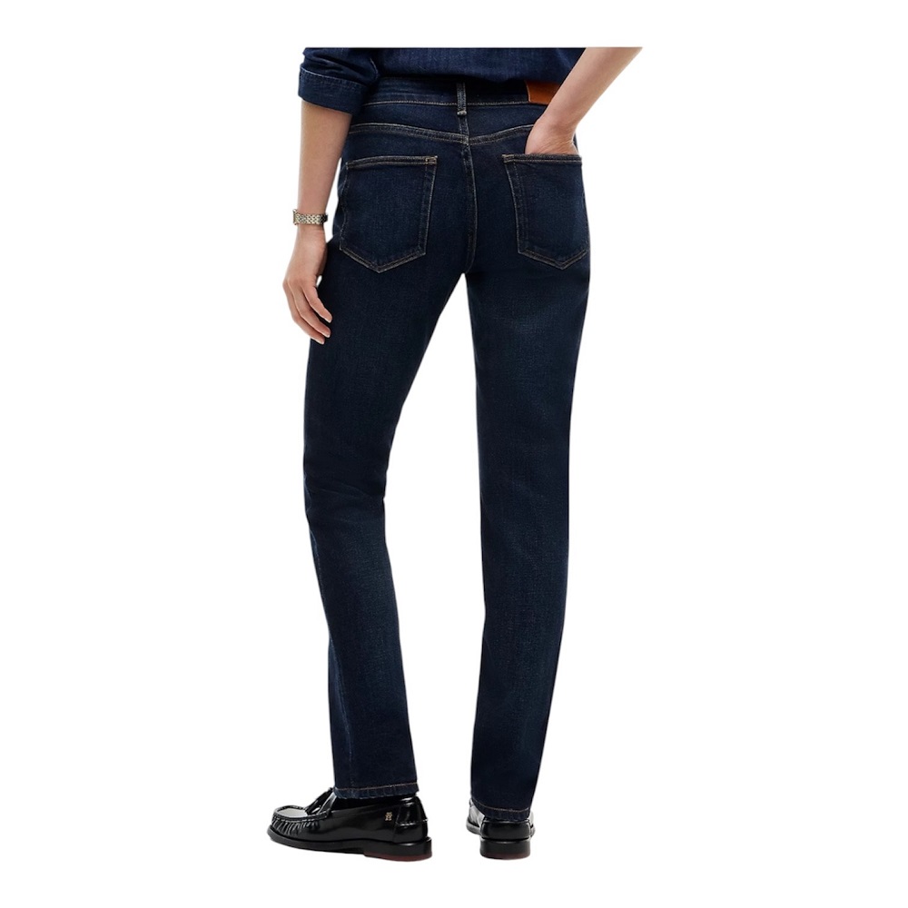 TOMMY HILFIGER</br>Tommy Hilfiger Harlow Mid Rise Slim Essential WW0WW52184-1BL Γυναικείο Παντελόνι Τζιν Μπλε