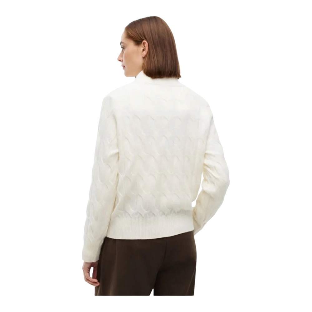 TOMMY HILFIGER</br>Tommy Hilfiger Soft Wool Cable Mk-nk Henley WW0WW52189-Z00 Γυναικείο Πουλόβερ Εκρού TOMMY HILFIGER</br>Tommy Hilfiger Soft Wool Cable Mk-nk Henley WW0WW52189-Z00 Γυναικείο Πουλόβερ Εκρού