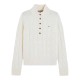 TOMMY HILFIGER</br>Tommy Hilfiger Soft Wool Cable Mk-nk Henley WW0WW52189-Z00 Γυναικείο Πουλόβερ Εκρού TOMMY HILFIGER</br>Tommy Hilfiger Soft Wool Cable Mk-nk Henley WW0WW52189-Z00 Γυναικείο Πουλόβερ Εκρού