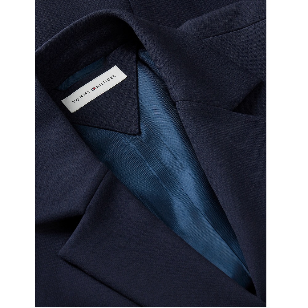 TOMMY HILFIGER</br>Tommy Hilfiger Slim Punto Blazer WW0WW52295-C1G Γυναικείο Σακάκι Μπλε TOMMY HILFIGER</br>Tommy Hilfiger Slim Punto Blazer WW0WW52295-C1G Γυναικείο Σακάκι Μπλε
