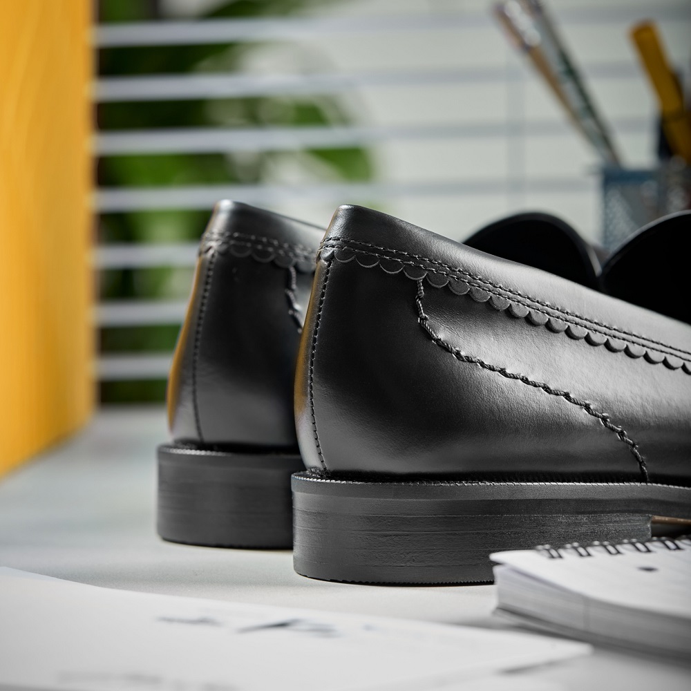 CLARKS</br>Clarks STRAVEN EDGE Γυναικεία Μοκασίνια Μαύρο Δέρμα CLARKS</br>Clarks STRAVEN EDGE Γυναικεία Μοκασίνια Μαύρο Δέρμα