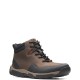 CLARKS</br>Ανδρικά Μποτάκια Καφέ Δέρμα Αδιάβροχα WALBECK TOP II Clarks