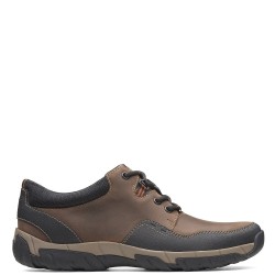 Ανδρικά Δετά Παπούτσια Καφέ Δέρμα Weatherproof WALBECK EDGE II Clarks
