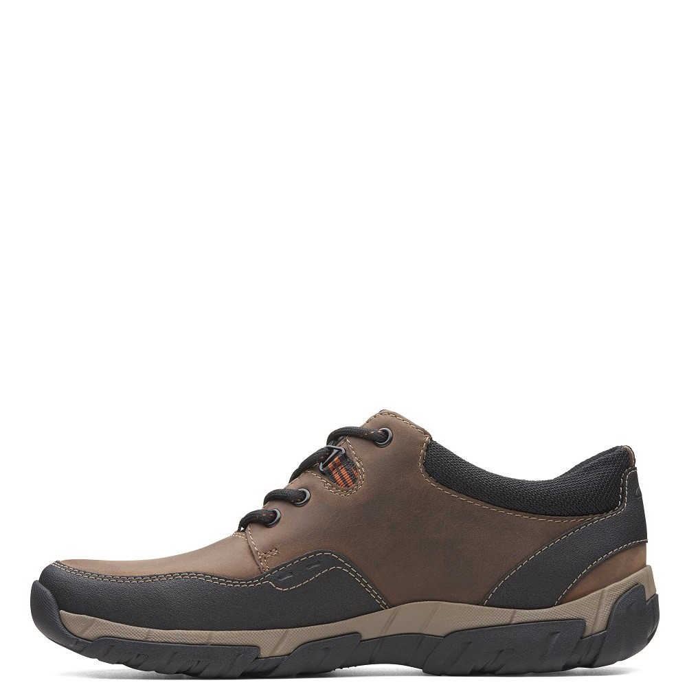 CLARKS</br>Ανδρικά Δετά Παπούτσια Καφέ Δέρμα Weatherproof WALBECK EDGE II Clarks CLARKS</br>Ανδρικά Δετά Παπούτσια Καφέ Δέρμα Weatherproof WALBECK EDGE II Clarks