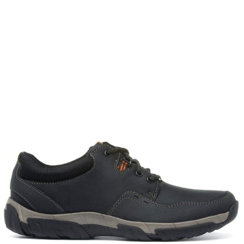 Ανδρικά Δετά Παπούτσια Μαύρο Δέρμα Weatherproof WALBECK EDGE Clarks Ανδρικά Δετά Παπούτσια Μαύρο Δέρμα Weatherproof WALBECK EDGE Clarks