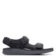CLARKS</br>Ανδρικά Πέδιλα Μαύρο WESLEY BAY Clarks