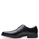 CLARKS</br>Ανδρικά Δετά Παπούτσια Μαύρο Δέρμα WHIDDON PLAIN Clarks CLARKS</br>Ανδρικά Δετά Παπούτσια Μαύρο Δέρμα WHIDDON PLAIN Clarks