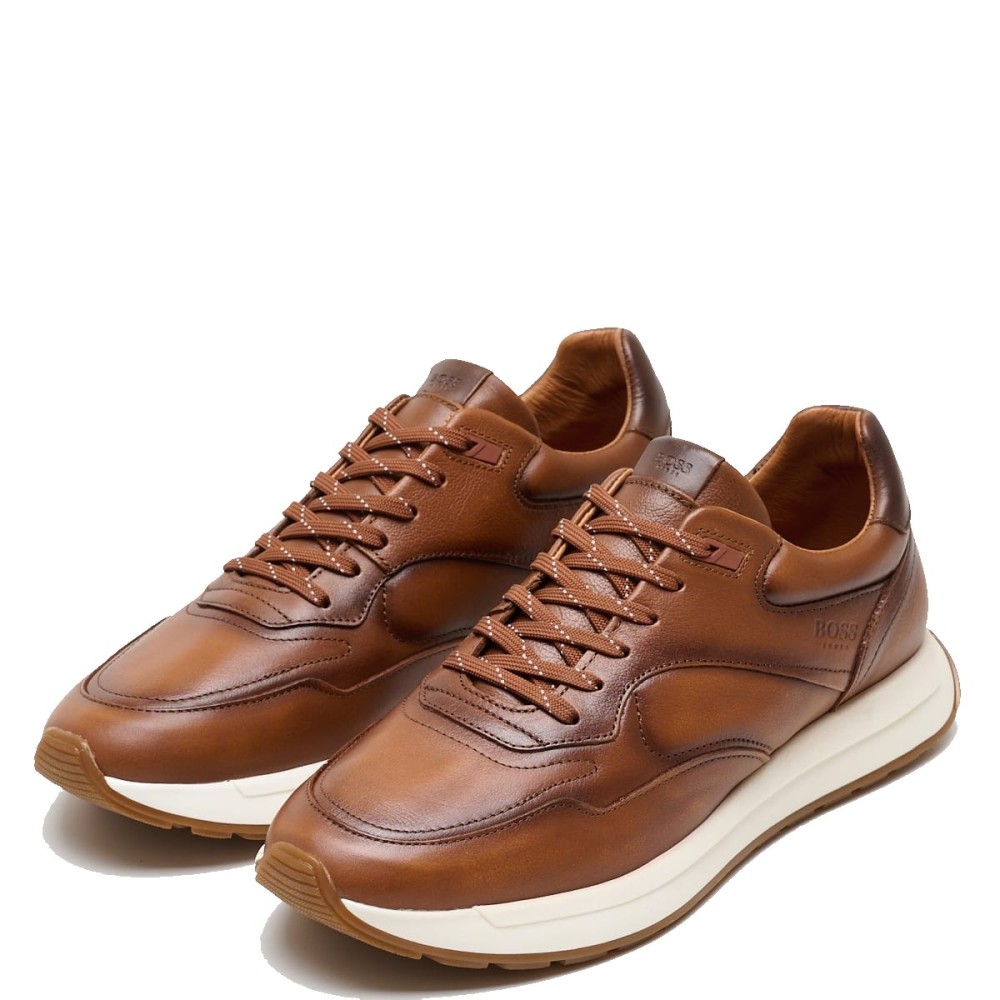 BOSS</br>Ανδρικά Sneakers Ταμπά Δέρμα X301 BURN Boss BOSS</br>Ανδρικά Sneakers Ταμπά Δέρμα X301 BURN Boss