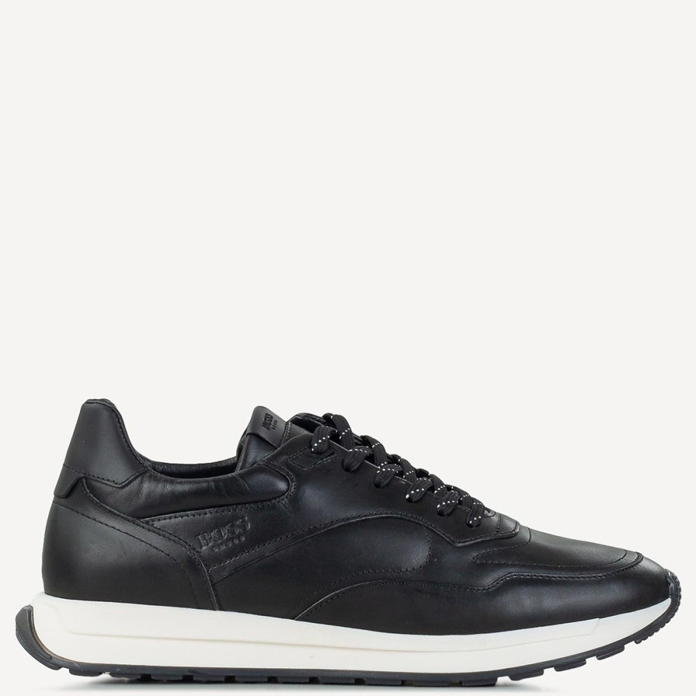 BOSS</br>Ανδρικά Sneakers Μαύρο Δέρμα X301 SAVANA Boss BOSS</br>Ανδρικά Sneakers Μαύρο Δέρμα X301 SAVANA Boss