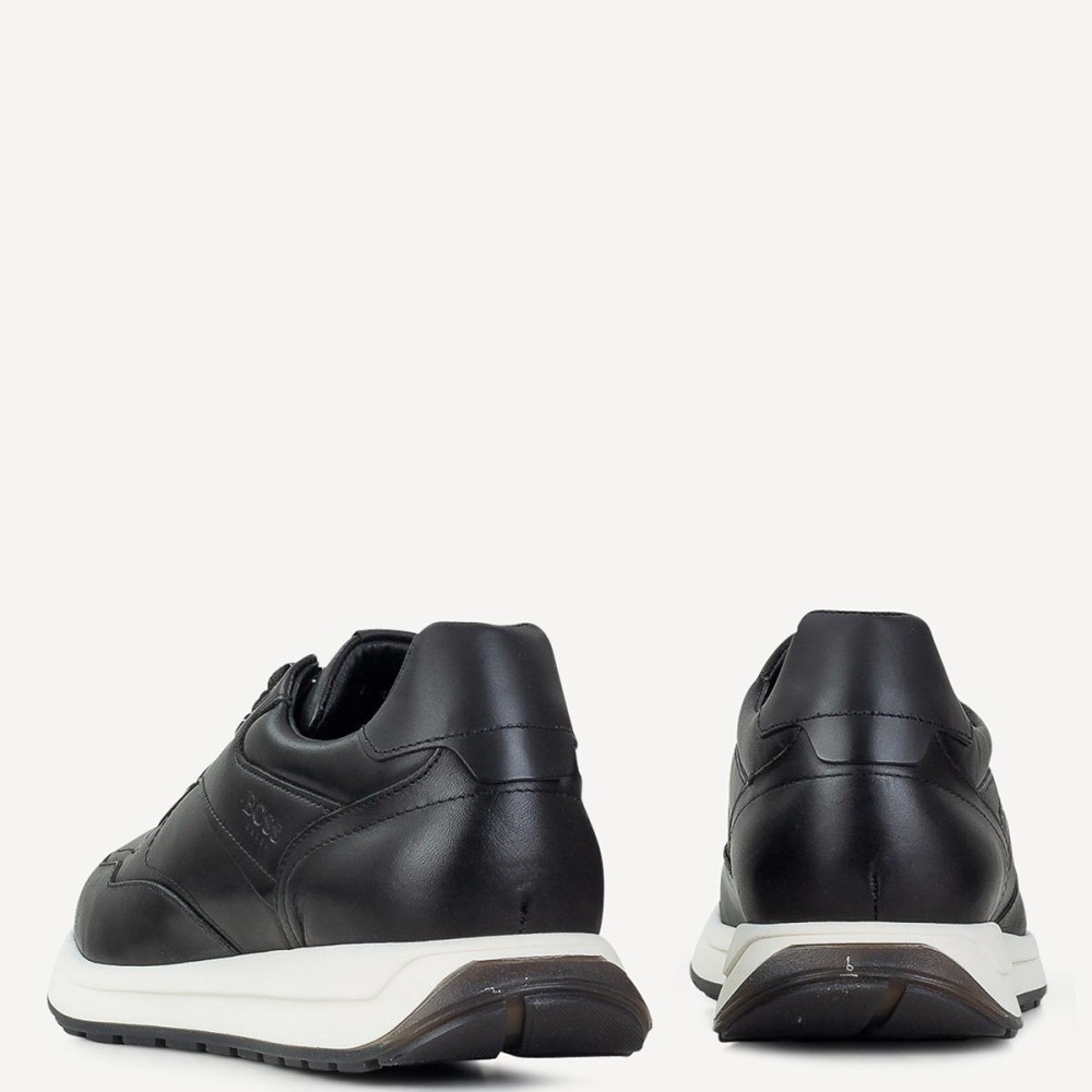 BOSS</br>Ανδρικά Sneakers Μαύρο Δέρμα X301 SAVANA Boss BOSS</br>Ανδρικά Sneakers Μαύρο Δέρμα X301 SAVANA Boss