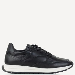 Ανδρικά Sneakers Μαύρο Δέρμα X301 SAVANA Boss