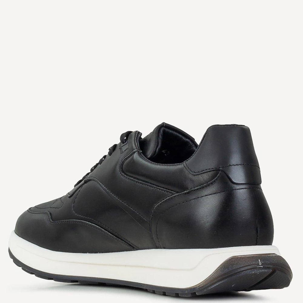BOSS</br>Ανδρικά Sneakers Μαύρο Δέρμα X301 SAVANA Boss BOSS</br>Ανδρικά Sneakers Μαύρο Δέρμα X301 SAVANA Boss