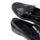 BOSS</br>Ανδρικά Μοκασίνια Μαύρο Δέρμα X6487 FLORENTIK Boss BOSS</br>Ανδρικά Μοκασίνια Μαύρο Δέρμα X6487 FLORENTIK Boss