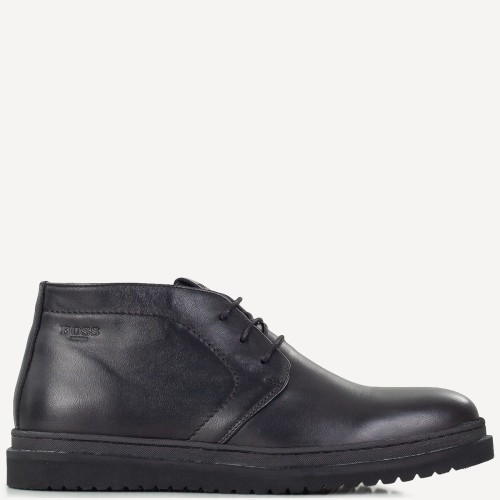 Boss X6793 SAVANA Ανδρικά Μποτάκια Μαύρο Δέρμα 