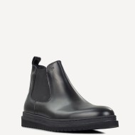 Boss X6794 BERGAMO Ανδρικά Μποτάκια Μαύρο Δέρμα Chelsea 