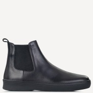 Boss X7255 DIAMOND Ανδρικά Μποτάκια Μαύρο Δέρμα Chelsea 