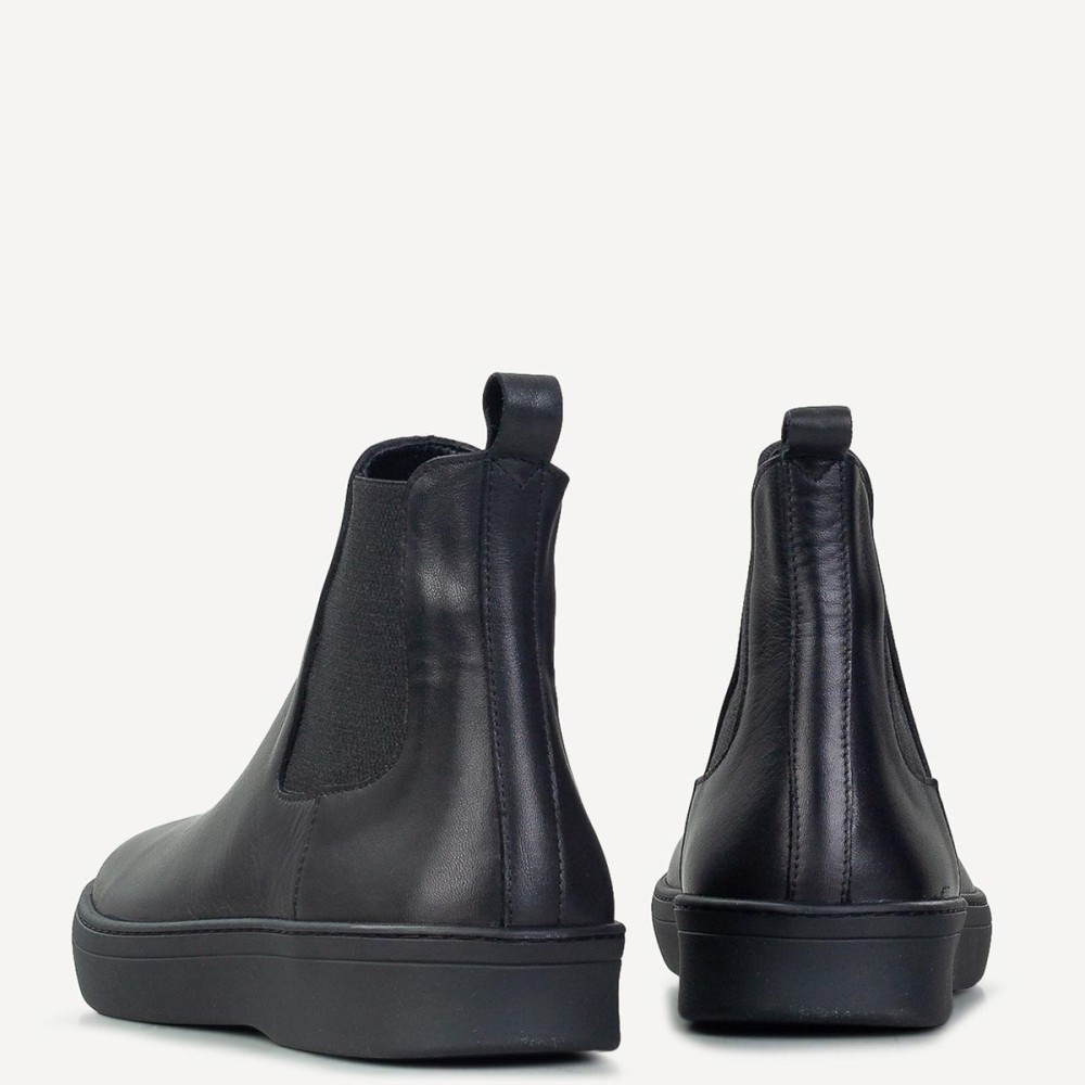 BOSS</br>Boss X7255 DIAMOND Ανδρικά Μποτάκια Μαύρο Δέρμα Chelsea 