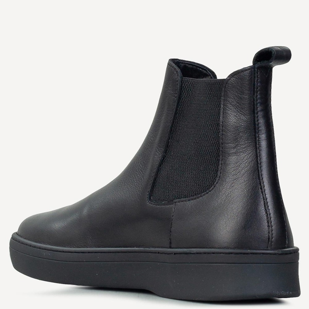 BOSS</br>Boss X7255 DIAMOND Ανδρικά Μποτάκια Μαύρο Δέρμα Chelsea 