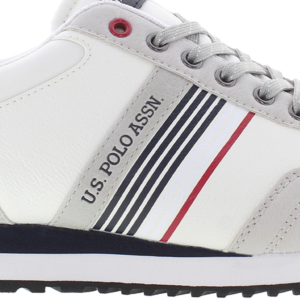 U.S. POLO ASSN.</br>Ανδρικά Sneakers Λευκό XIRIO001B-WHI002 U.S. Polo Assn. U.S. POLO ASSN.</br>Ανδρικά Sneakers Λευκό XIRIO001B-WHI002 U.S. Polo Assn.