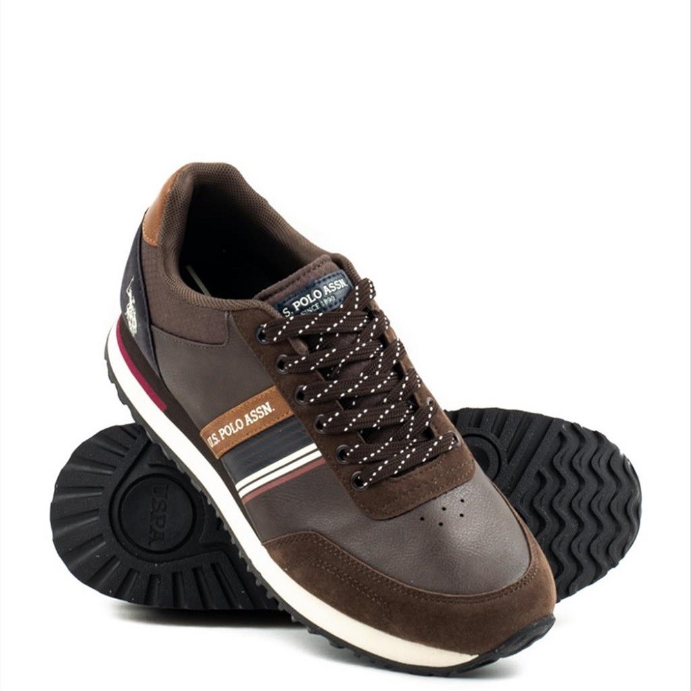 U.S. POLO ASSN.</br>Ανδρικά Sneakers Καφέ XIRIO001-BRW001 U.S. Polo Assn. U.S. POLO ASSN.</br>Ανδρικά Sneakers Καφέ XIRIO001-BRW001 U.S. Polo Assn.