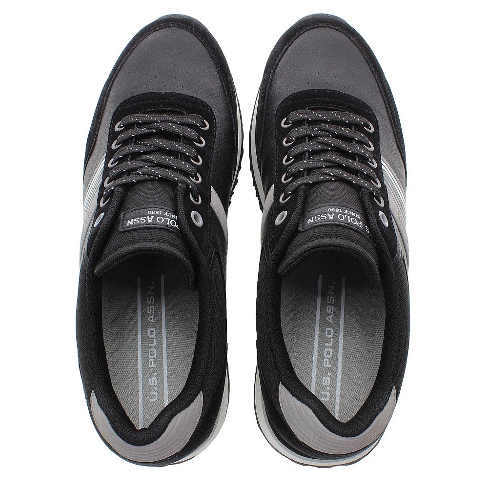 U.S. POLO ASSN.</br>Ανδρικά Sneakers Μαύρο/Γκρι XIRIO001C-BLK-GRY01 U.S. Polo Assn. U.S. POLO ASSN.</br>Ανδρικά Sneakers Μαύρο/Γκρι XIRIO001C-BLK-GRY01 U.S. Polo Assn.