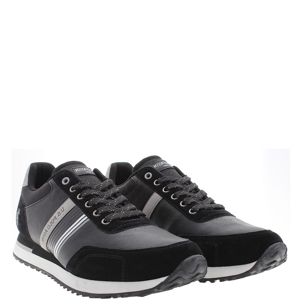 U.S. POLO ASSN.</br>Ανδρικά Sneakers Μαύρο/Γκρι XIRIO001C-BLK-GRY01 U.S. Polo Assn. U.S. POLO ASSN.</br>Ανδρικά Sneakers Μαύρο/Γκρι XIRIO001C-BLK-GRY01 U.S. Polo Assn.