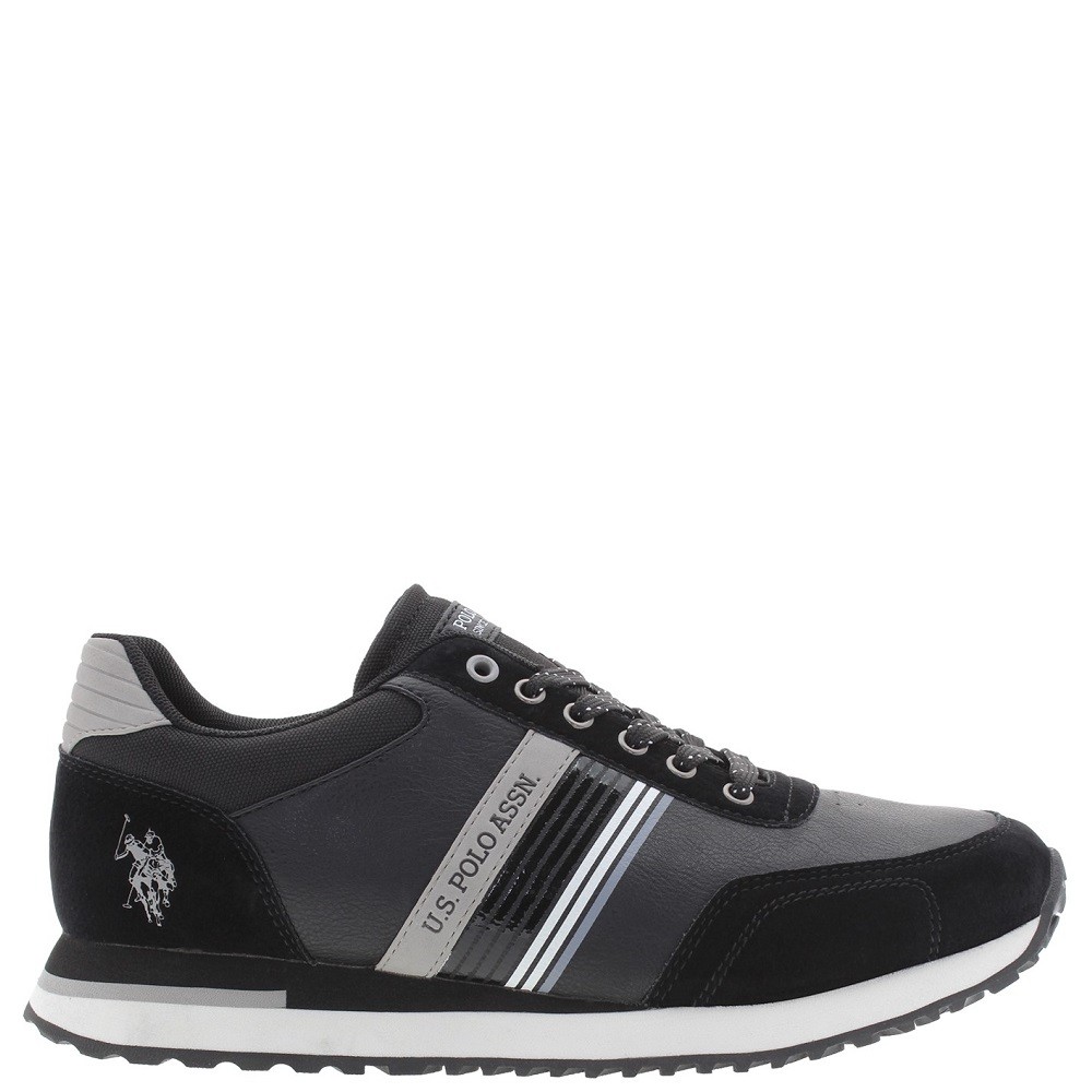 U.S. POLO ASSN.</br>Ανδρικά Sneakers Μαύρο/Γκρι XIRIO001C-BLK-GRY01 U.S. Polo Assn. U.S. POLO ASSN.</br>Ανδρικά Sneakers Μαύρο/Γκρι XIRIO001C-BLK-GRY01 U.S. Polo Assn.