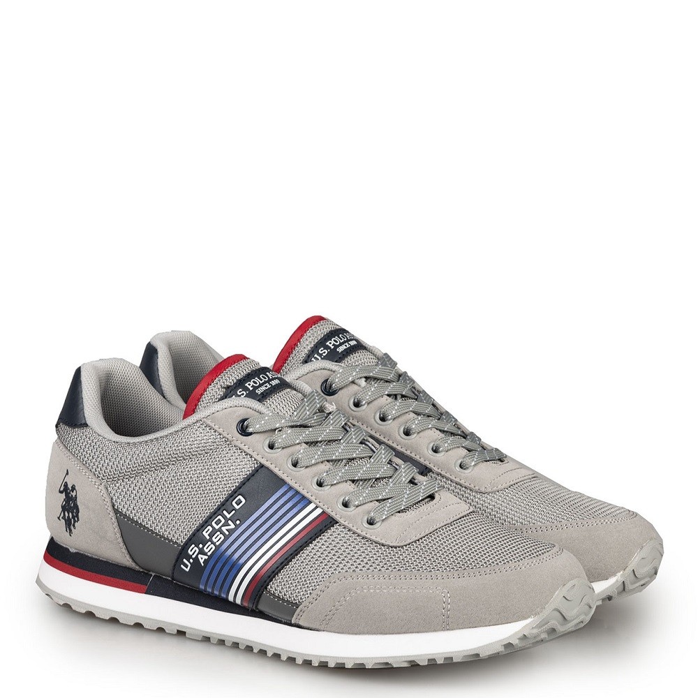 U.S. POLO ASSN.</br>Ανδρικά Sneakers Γκρι XIRIO002-LGR002 U.S. Polo Assn. U.S. POLO ASSN.</br>Ανδρικά Sneakers Γκρι XIRIO002-LGR002 U.S. Polo Assn.