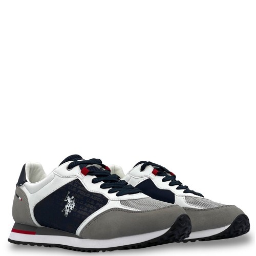 Ανδρικά Sneakers Λευκό/Μπλε/Γκρι XIRIO006-DBL-GRY02 U.S. Polo Assn. Ανδρικά Sneakers Λευκό/Μπλε/Γκρι XIRIO006-DBL-GRY02 U.S. Polo Assn.